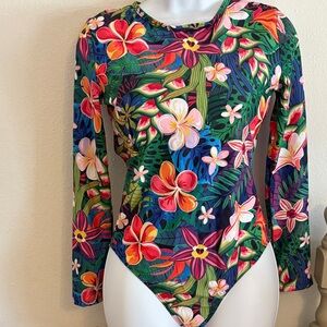 Floral Long Sleeve Bodysuit